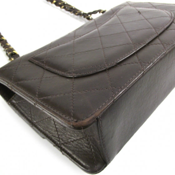 Chanel Vintage Medium Flap Bag Brown 5 of 12