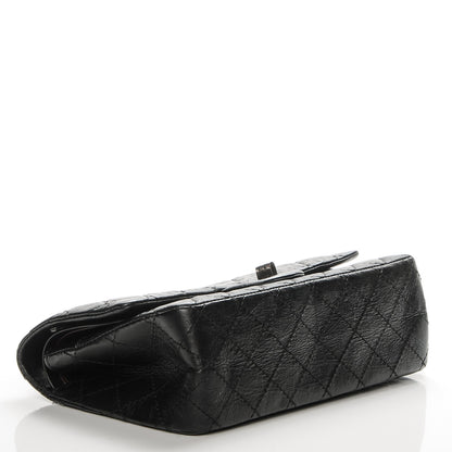 Chanel Aged Calfskin Quilted 2.55 Reissue 225 Flap Black 4 of 7