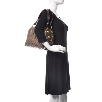 Gucci Crystal Monogram Medium Babouska Dome Bag Brown 2 of 9