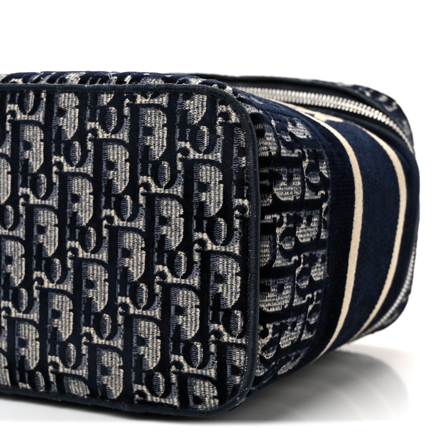 Christian Dior Oblique Diortravel Vanity Case Blue 1831340