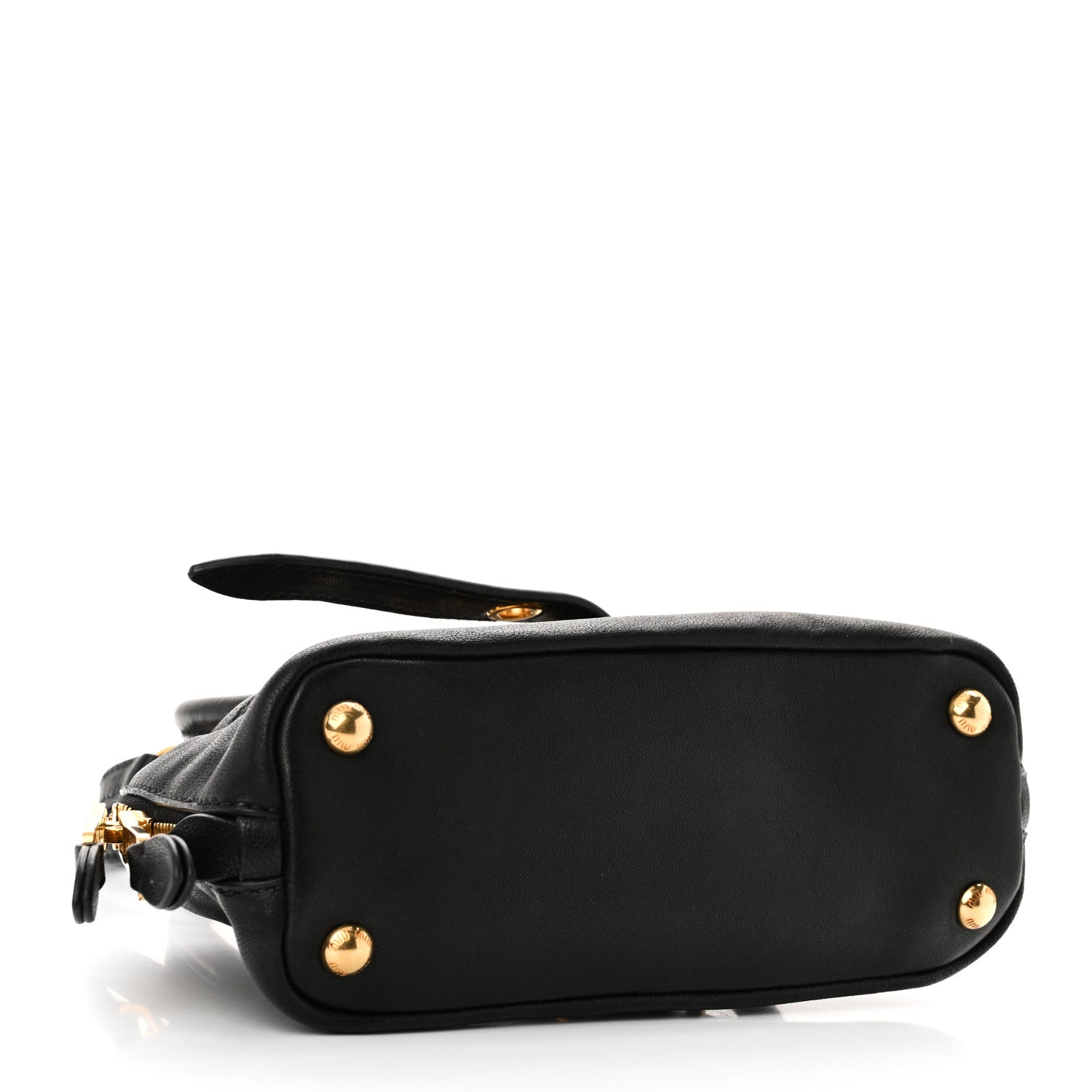 Miu Miu Nappa Mini Aventure Bag Black 4 of 9