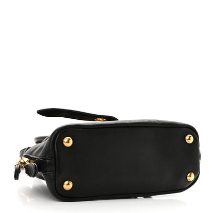 Miu Miu Nappa Mini Aventure Bag Black 4 of 9