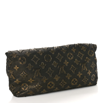 Louis Vuitton Lurex Quilted Monogram Altair Clutch Bronze 3 of 8