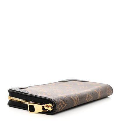 Louis Vuitton Monogram Zippy Retiro Wallet Black 4 of 8