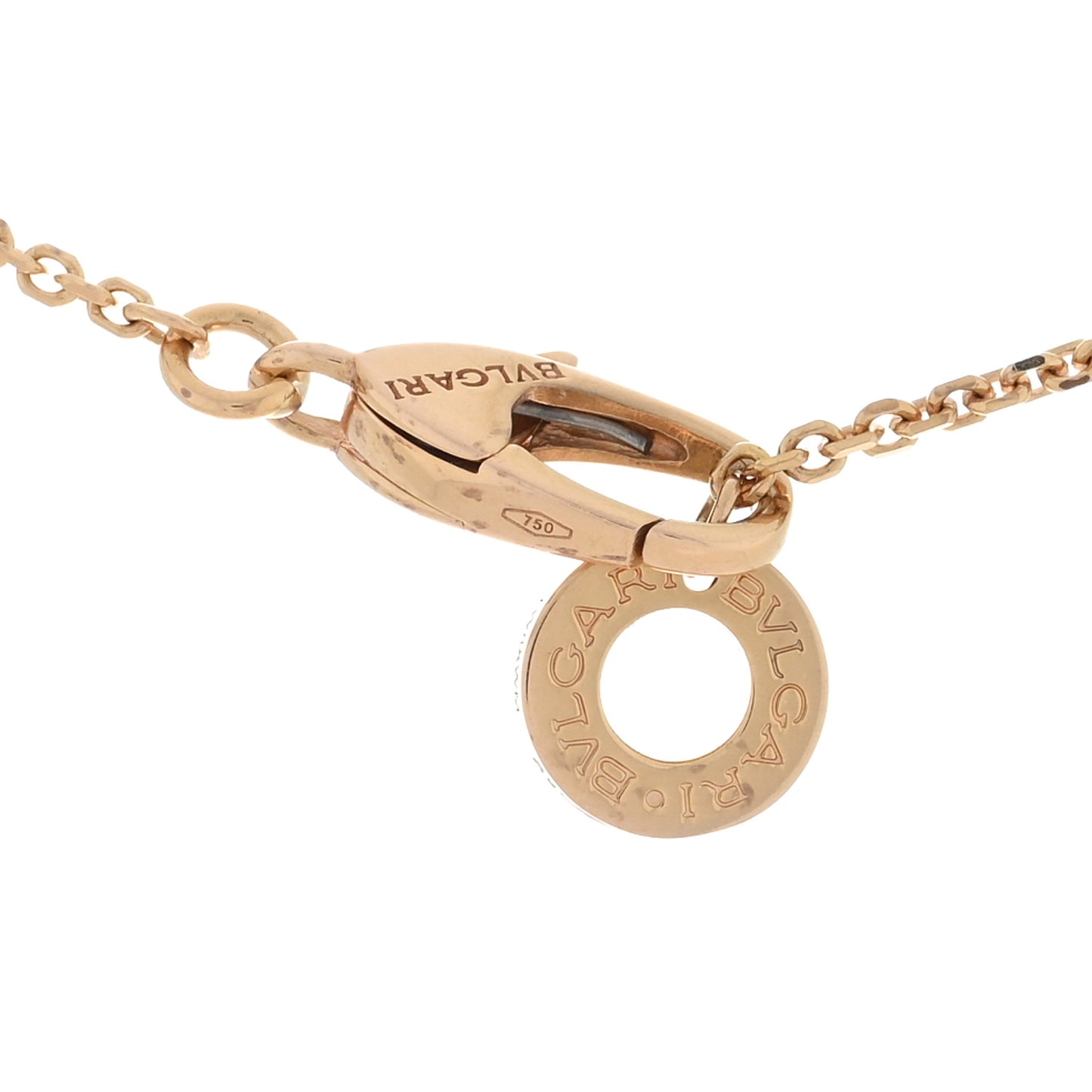 18K Rose Gold Diamond Black Onyx Divas' Dream Pendant Necklace