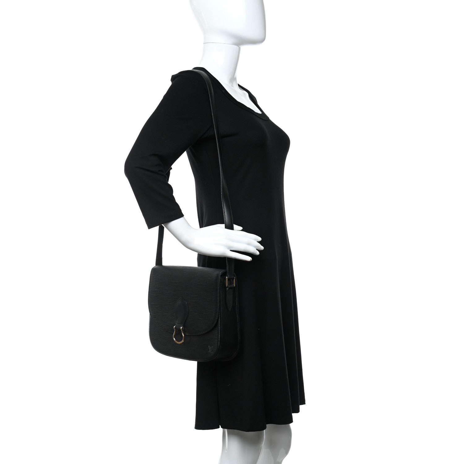 Louis Vuitton Epi Saint Cloud GM Black 2 of 15