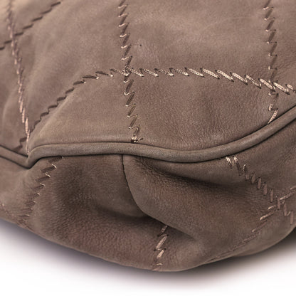 Chanel Suede Calfskin Ultimate Stitch Hobo Light Grey 11 of 13
