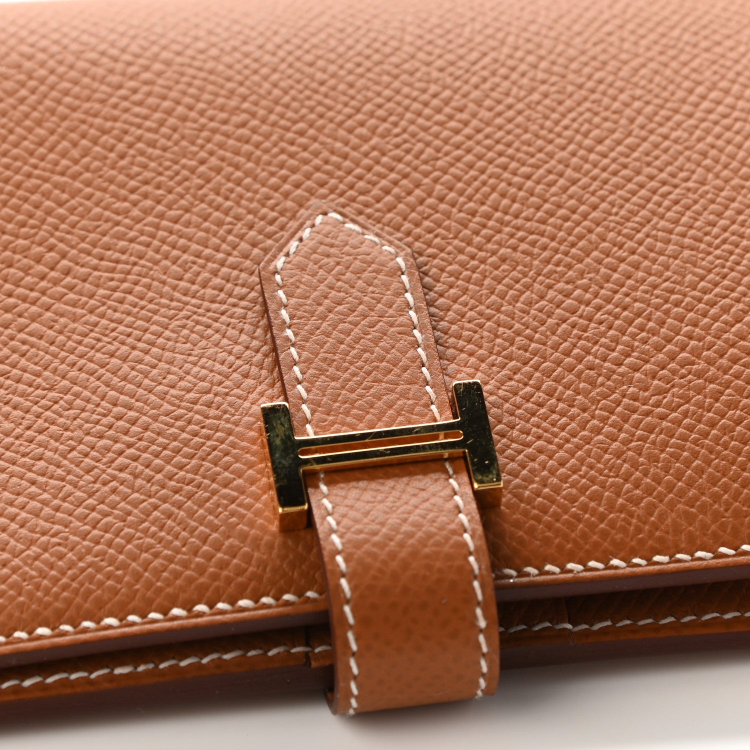 Hermes Epsom Bearn Compact Wallet Gold 9 of 9