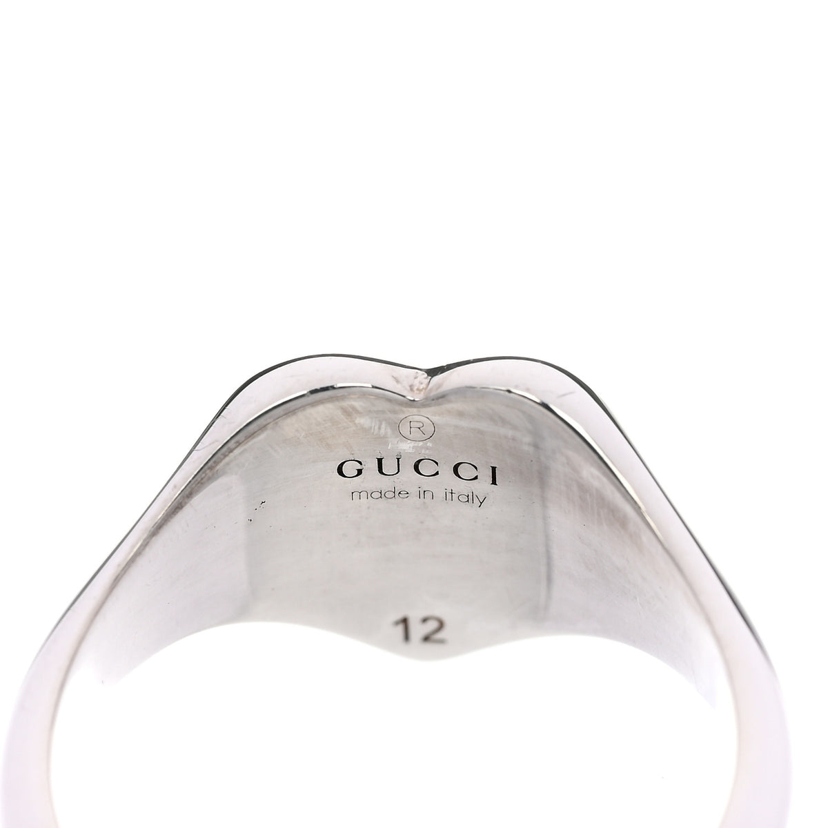 Sterling Silver Enamel Heart Ring 52 6 Red