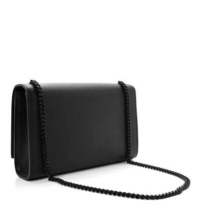 Saint Laurent Grain De Poudre Medium Classic Monogram Kate Satchel Black 3 of 8