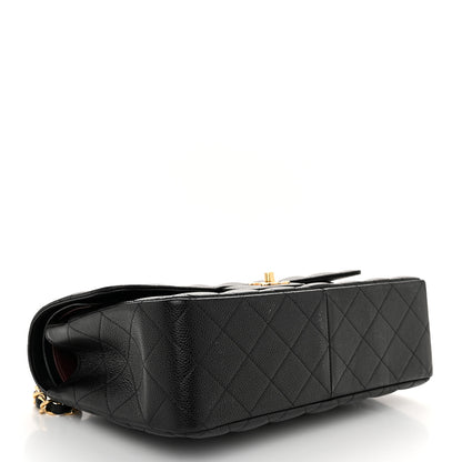 Chanel Caviar Quilted Jumbo Double Flap Black 4 of 12