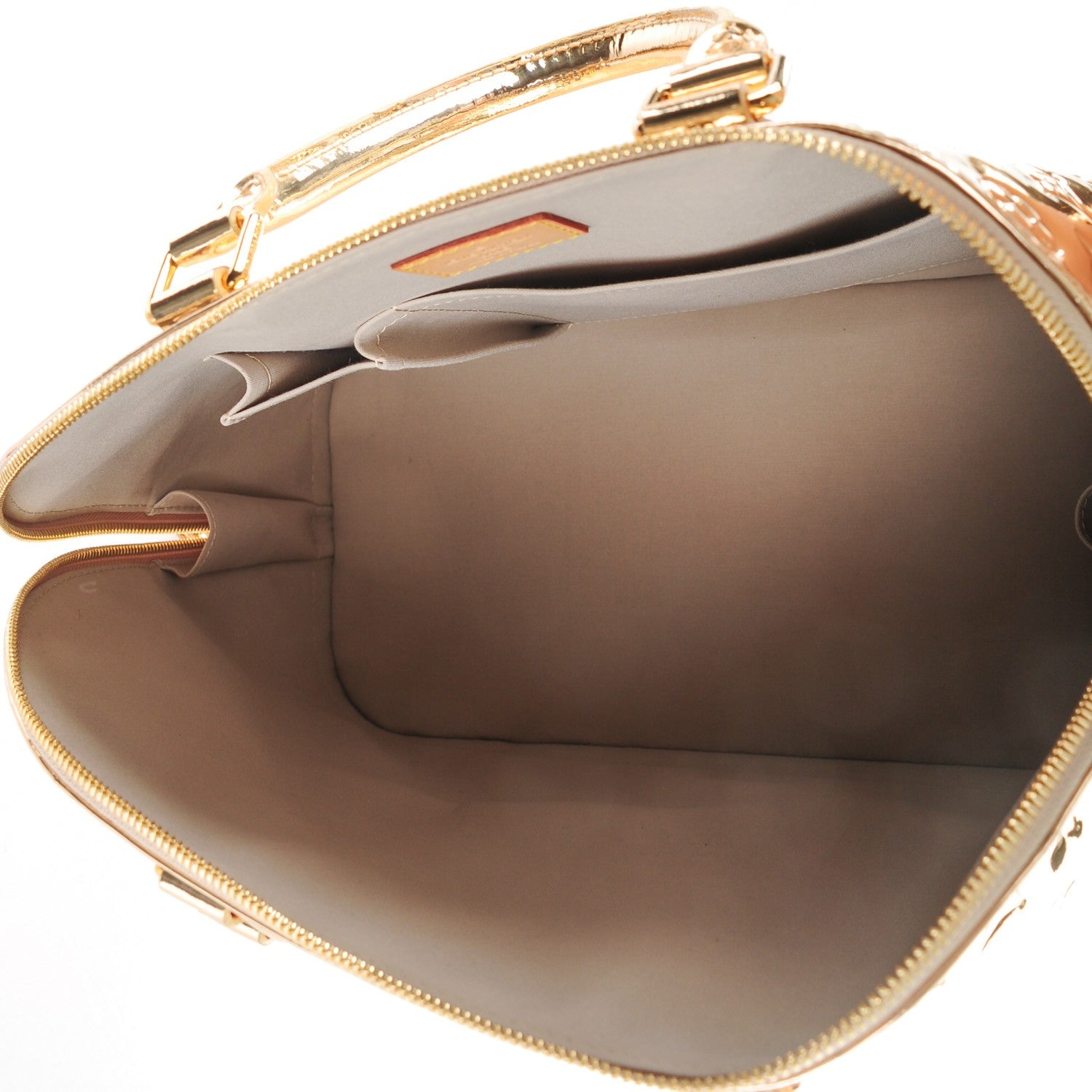 Louis Vuitton Monogram Miroir Alma MM Gold 5 of 7