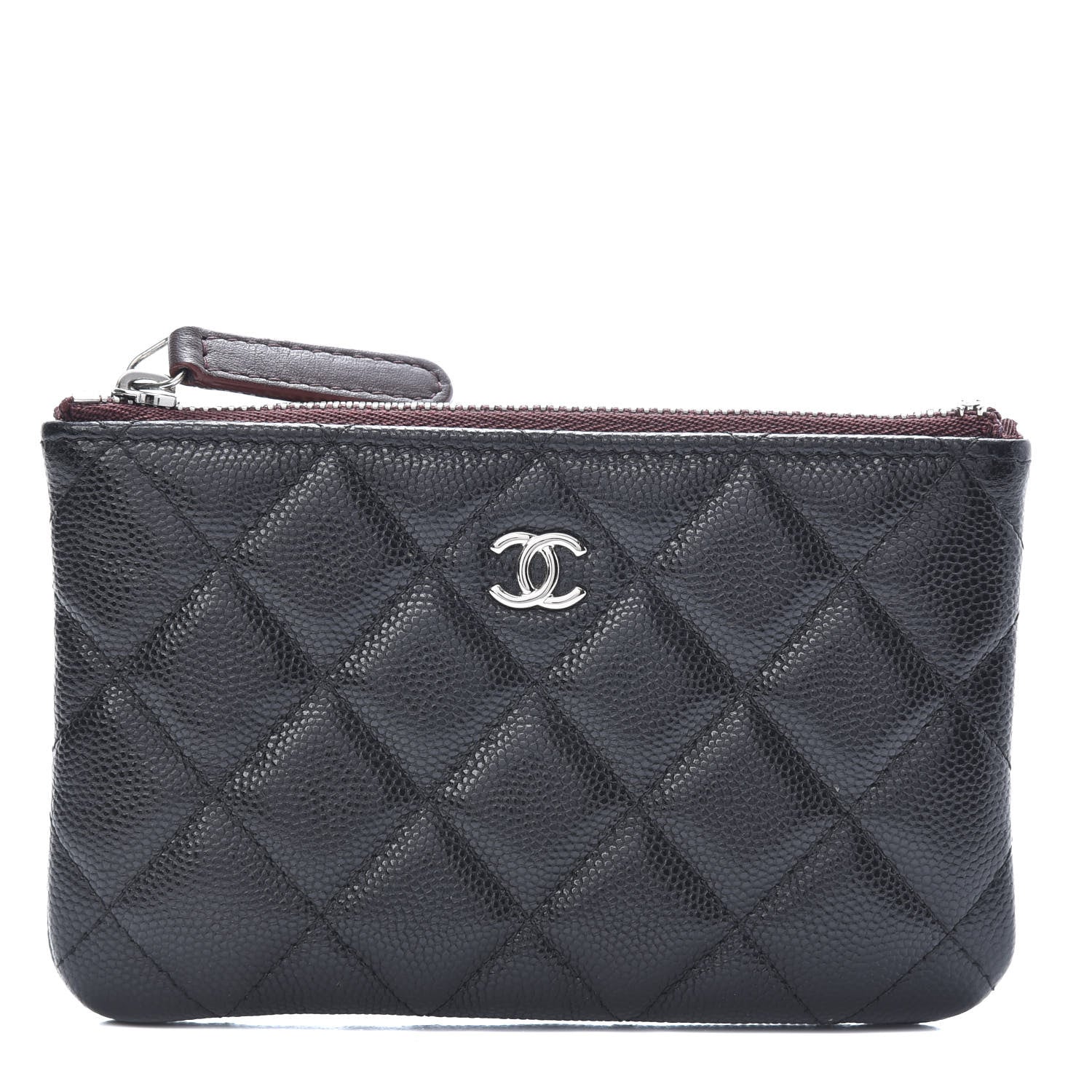 Chanel Caviar Quilted Small Cosmetic Case Black 1 of 8