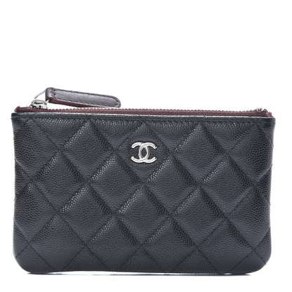 Chanel Caviar Quilted Small Cosmetic Case Black 1 of 8