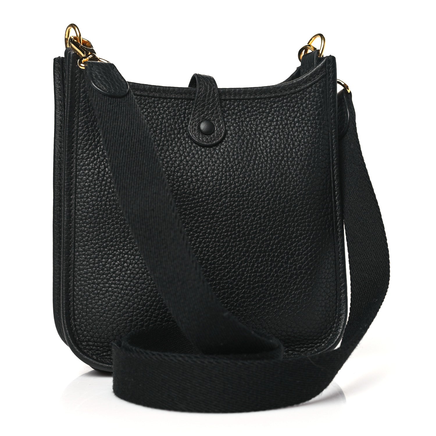 Hermes Taurillon Clemence Evelyne TPM Black 3 of 10