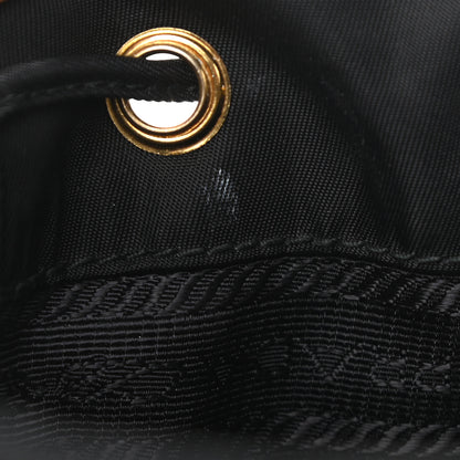 Prada Re-Nylon Duet Drawstring Shoulder Bag Black 10 of 10