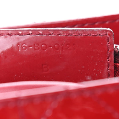 Christian Dior Patent Cannage Medium Lady Dior Red 8 of 9