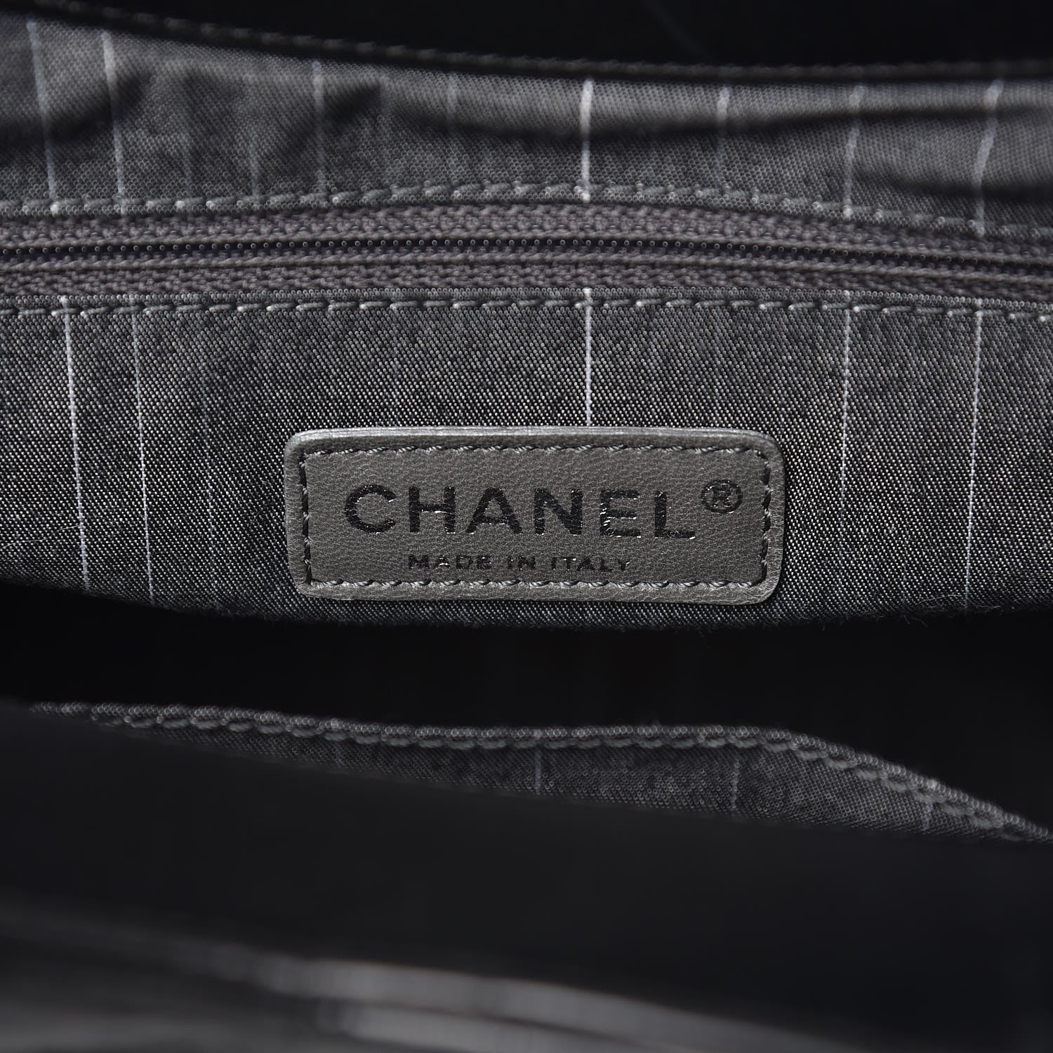 Chanel Lambskin Large In and Out Tote Black 6 of 12