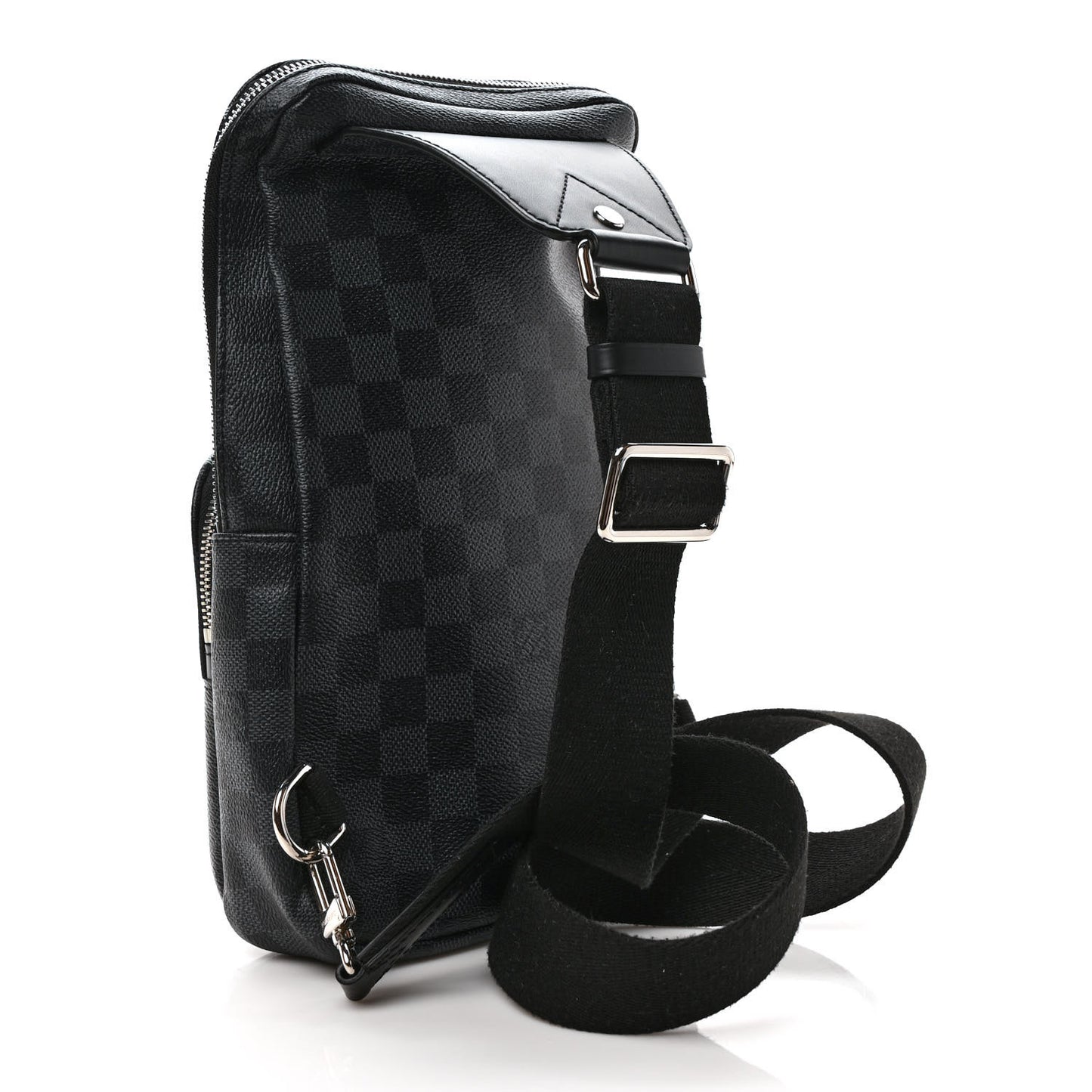 Damier Graphite World Map Avenue Sling Backpack