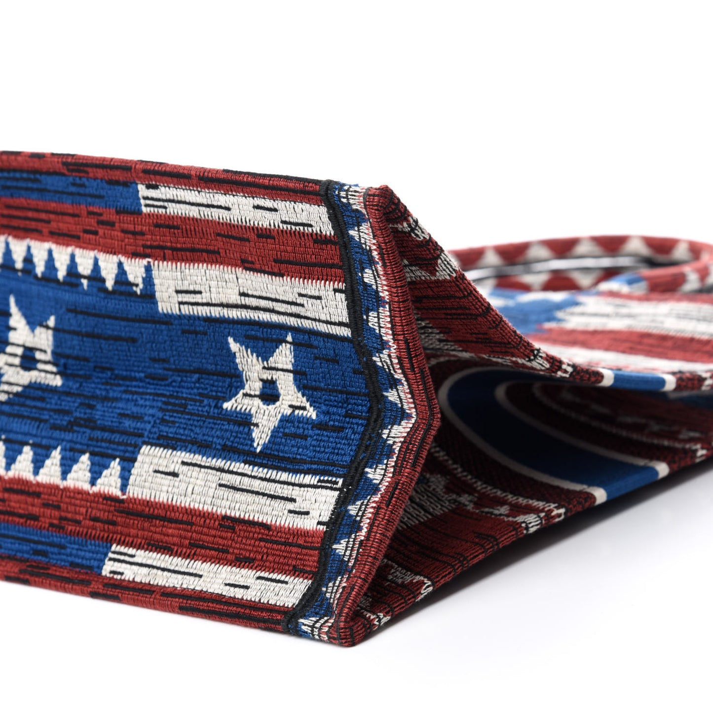Canvas Embroidered Exclusive US Book Tote Multicolor