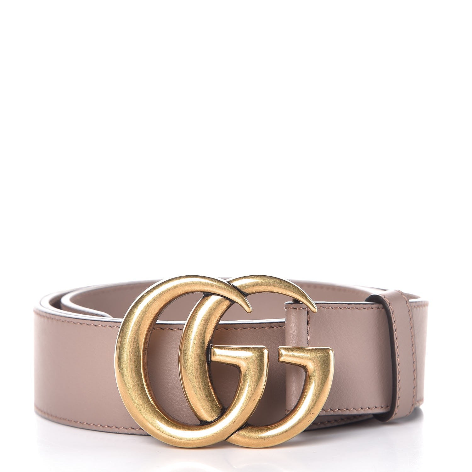Gucci Calfskin Double G 40mm Belt 105 42 Porcelain Rose 1 of 6