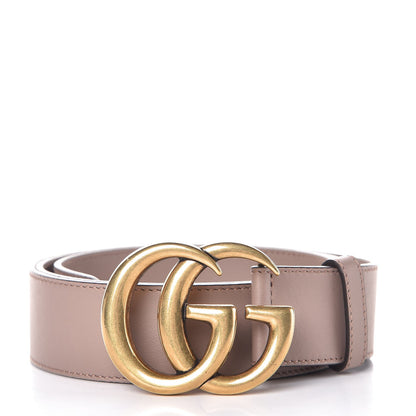Gucci Calfskin Double G 40mm Belt 105 42 Porcelain Rose 1 of 6