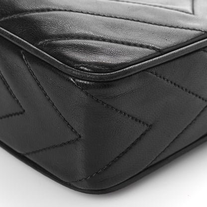 Chanel Lambskin Chevron Quilted Tassel Camera Case 8 of 9