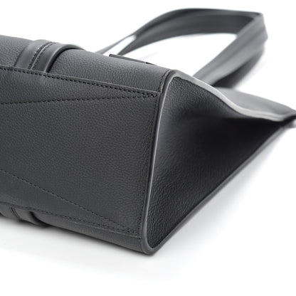 Louis Vuitton Grained Calfskin LV Aerogram Tote Black 9 of 9
