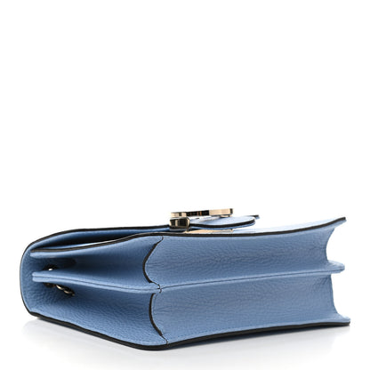 Gucci Dollar Calfskin Small Interlocking G Shoulder Bag Mineral Blue 4 of 10