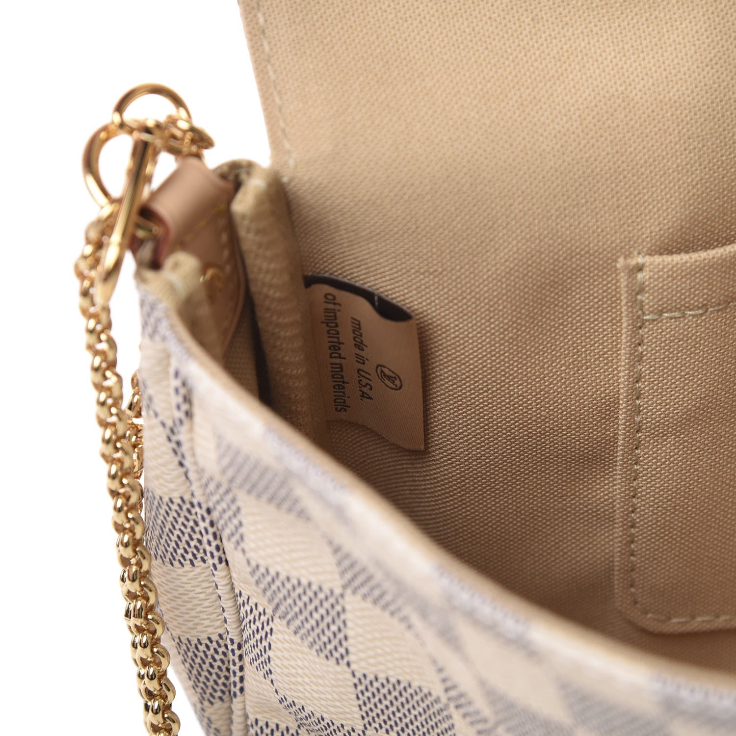 Louis Vuitton Damier Azur Favorite MM 6 of 11