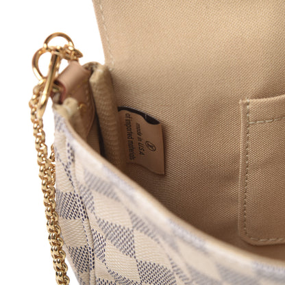 Louis Vuitton Damier Azur Favorite MM 6 of 11