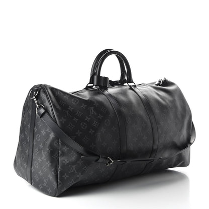 Louis Vuitton Monogram Eclipse Keepall Bandouliere 55 2 of 8