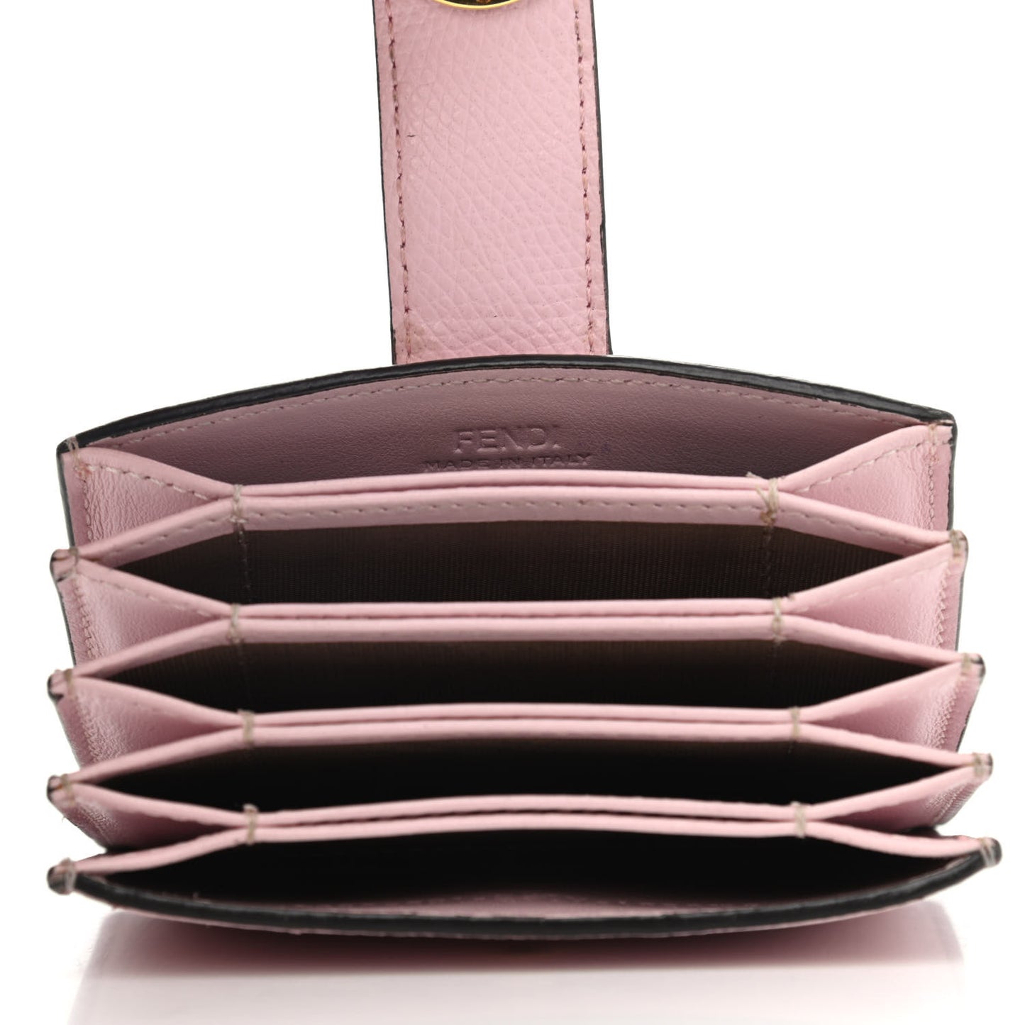 Vitello Cruise F is Fendi Gusseted Card Holder Peonia