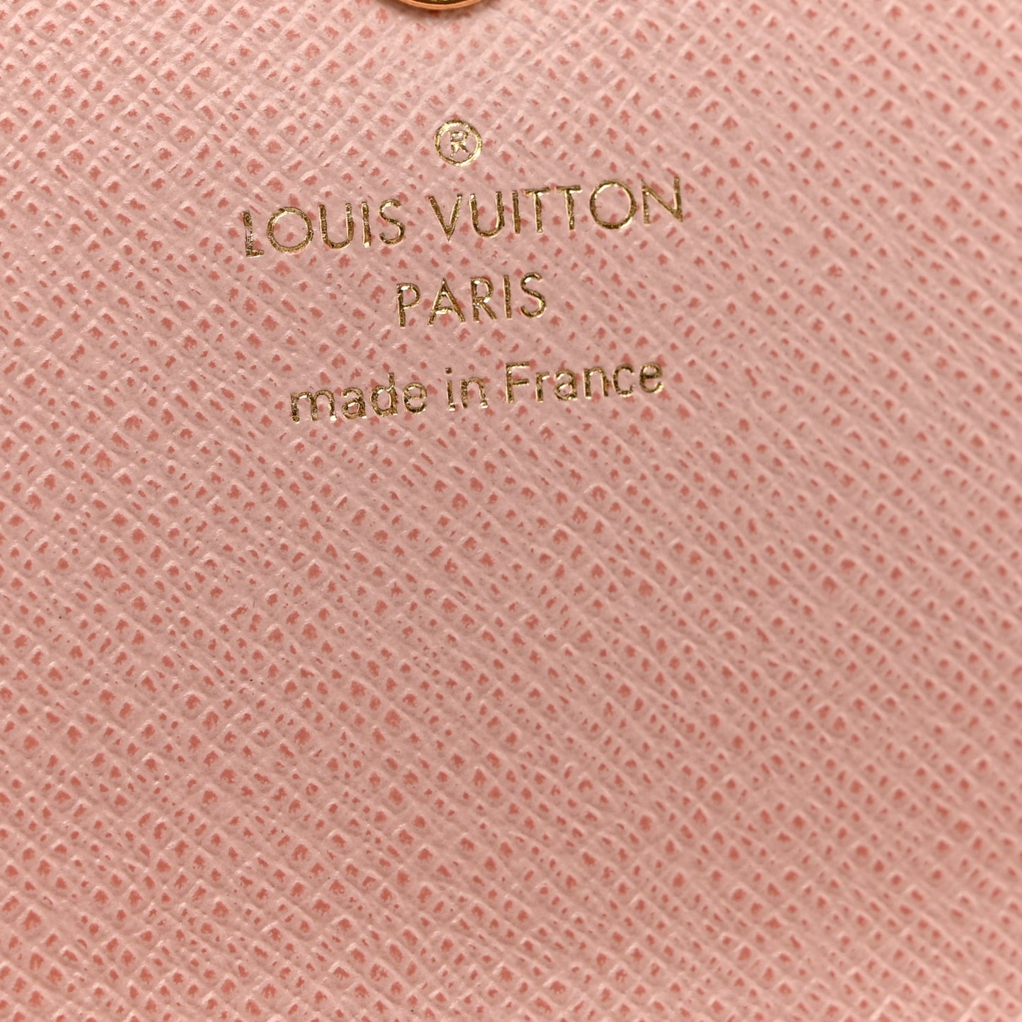Monogram Emilie Wallet Rose Ballerine