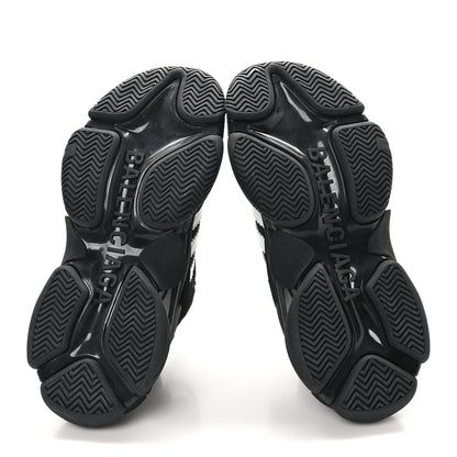 Balenciaga x ADIDAS Fabric Mesh Womens Triple S Sneakers 36 Black 6 of 8