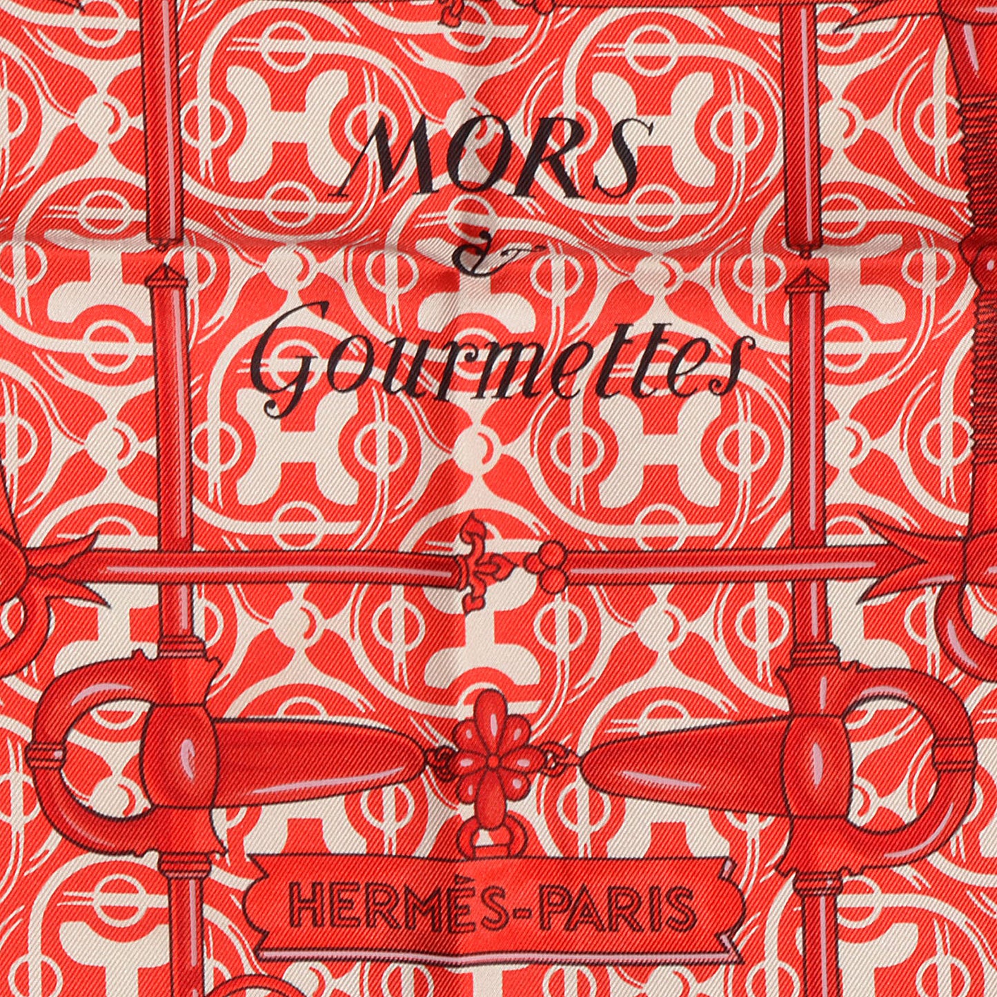 Silk Mors et Gourmettes Scarf 90