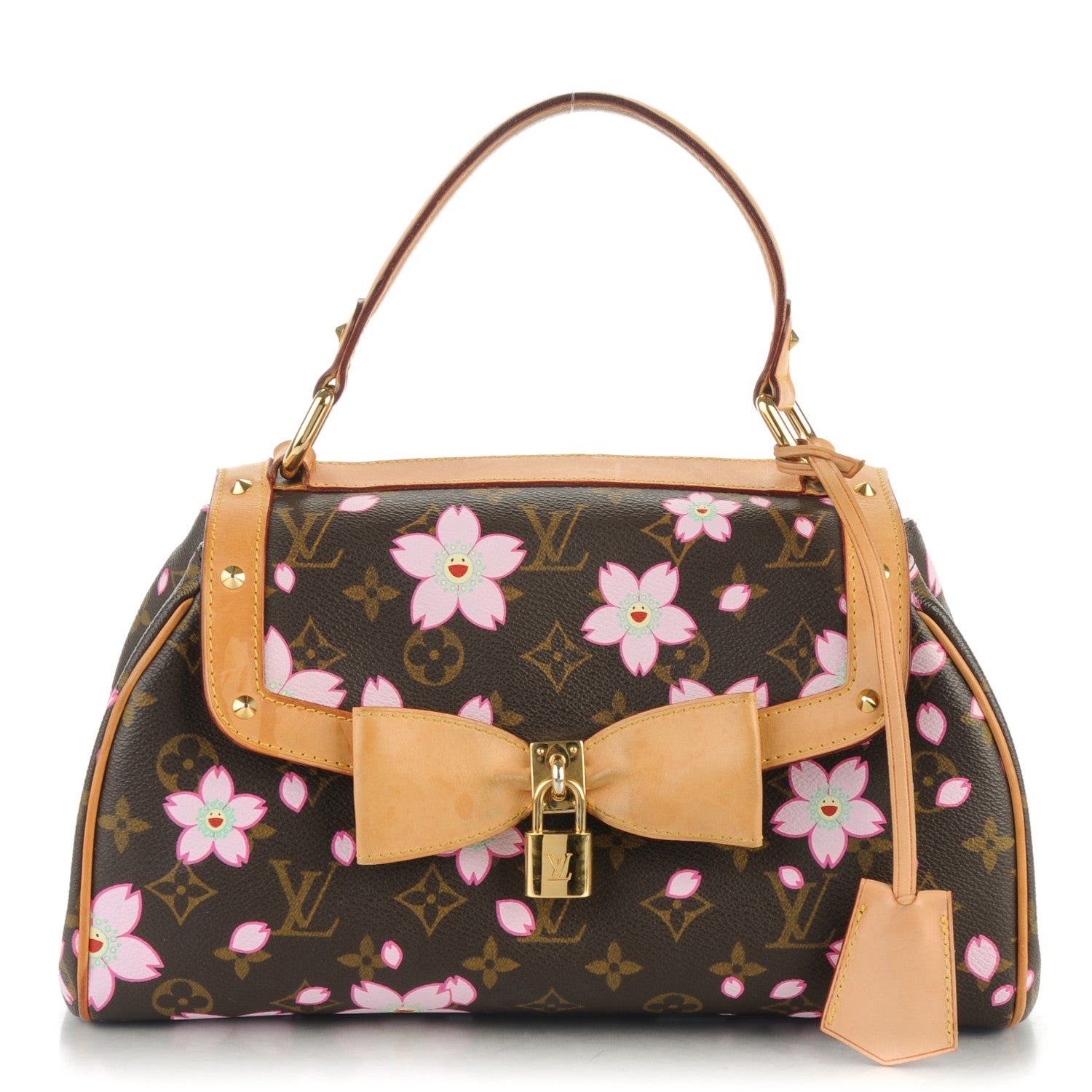 Louis Vuitton Monogram Cherry Blossom Sac Retro Bag Brown 1 of 11