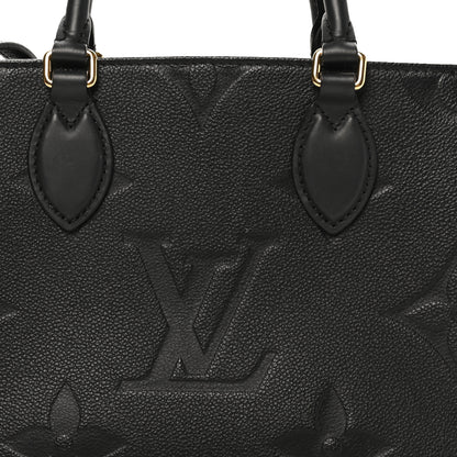 Louis Vuitton Empreinte Monogram Giant Onthego PM Black 7 of 9