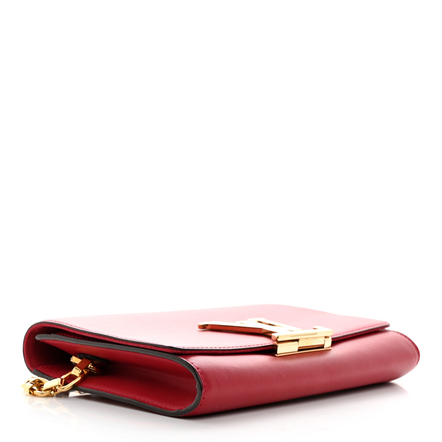 Calfskin Chain Louise MM Red