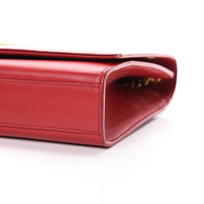 Saint Laurent Smooth Calfskin Medium Classic Monogram Kate Tassel Satchel Lipstick Red 11 of 19