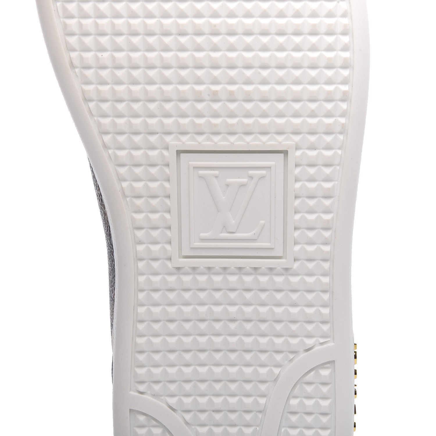 Louis Vuitton Calfskin Monogram LV Black Heart Sneakers 37.5 Cacao 6 of 8