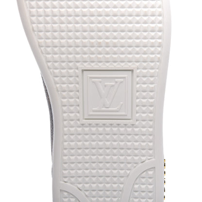 Louis Vuitton Calfskin Monogram LV Black Heart Sneakers 37.5 Cacao 6 of 8