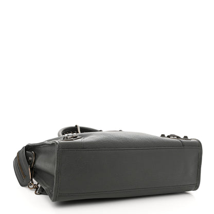 Balenciaga Chevre Classic Hardware Metallic Edge S City Gris Fossile 3 of 9