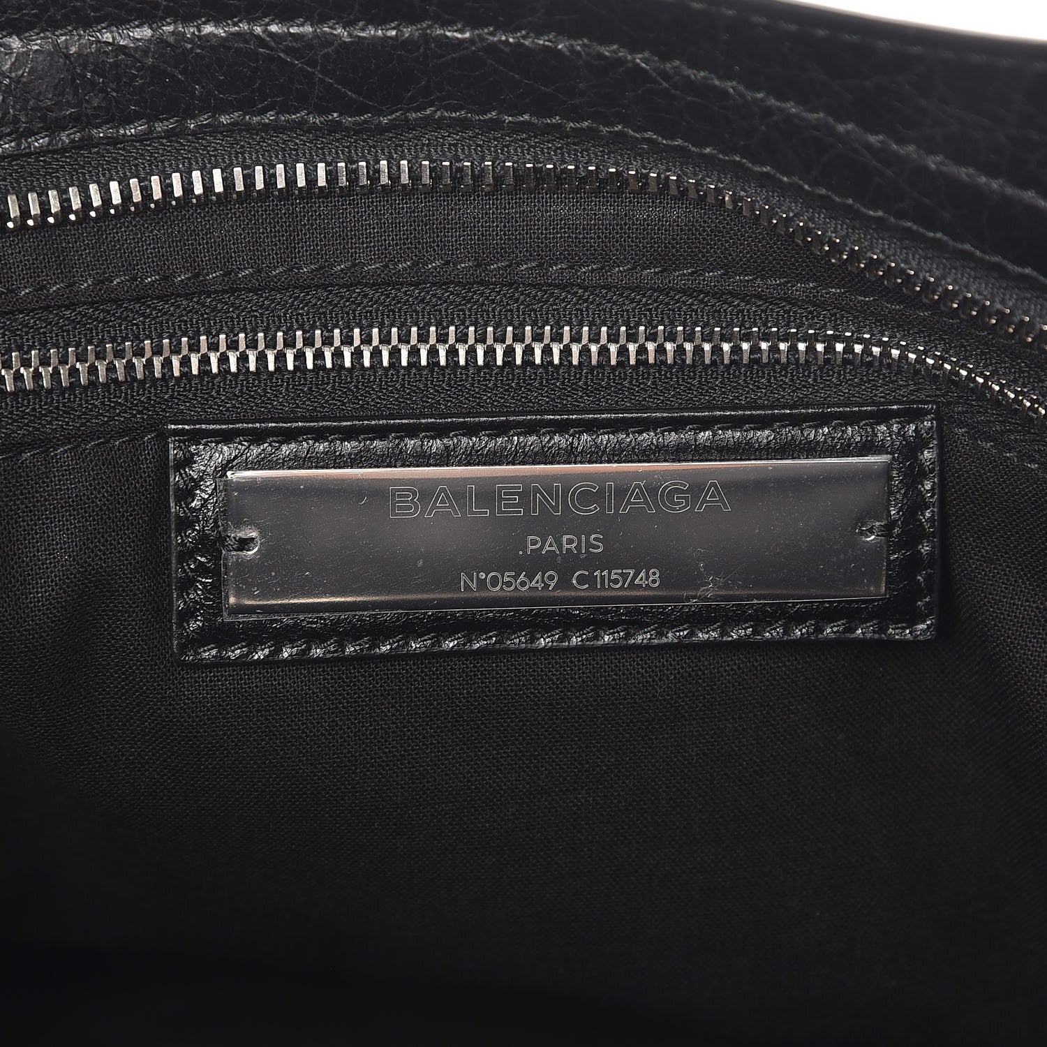 Balenciaga Agneau Classic Silver Hardware City Black 7 of 8