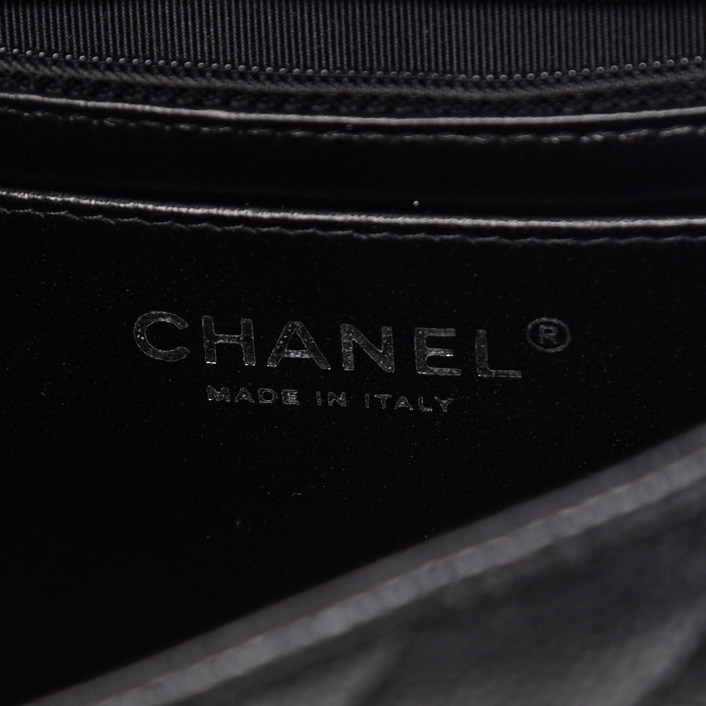 Caviar Quilted Mini Square Flap Black