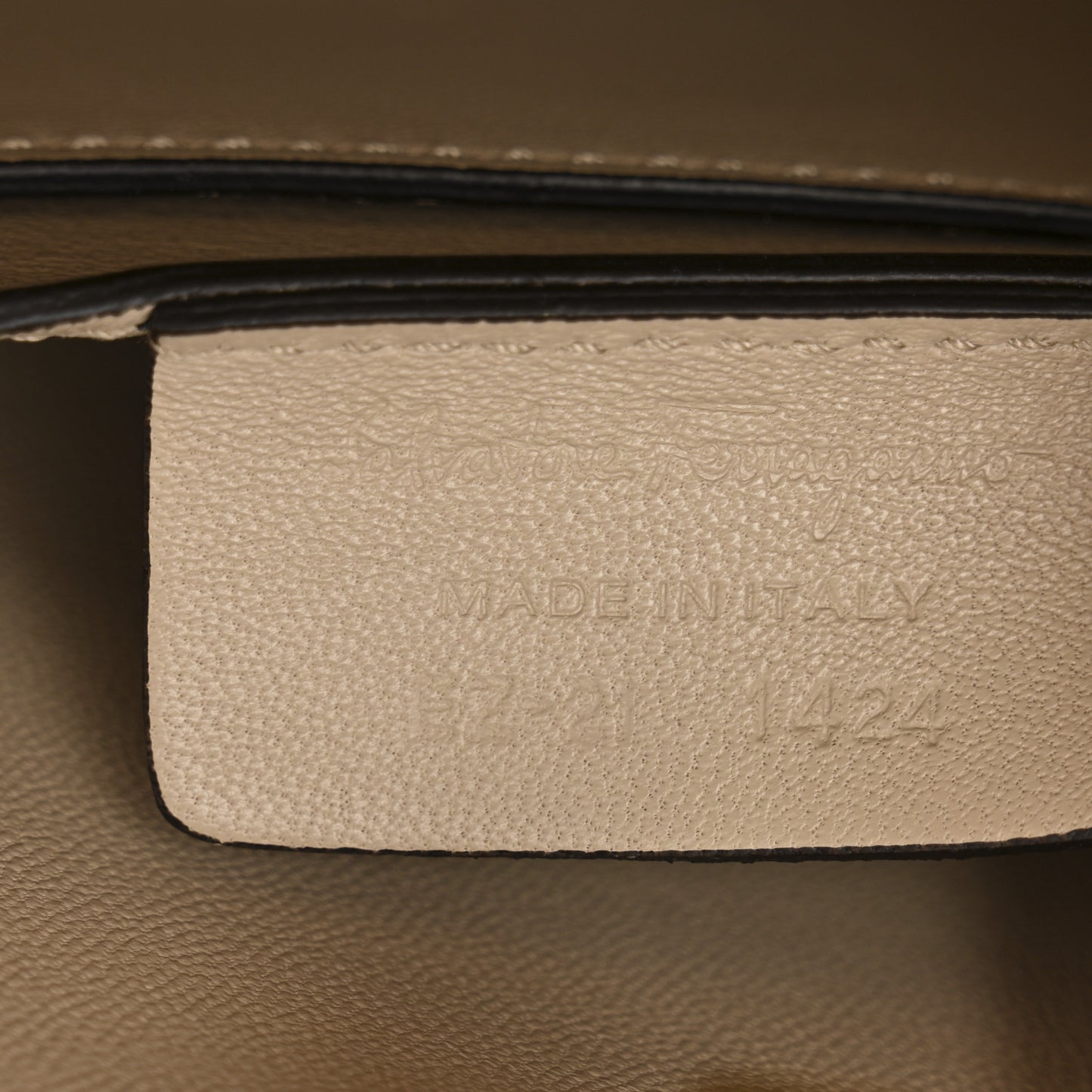 Calfskin Small The Studio Box Bag Daino
