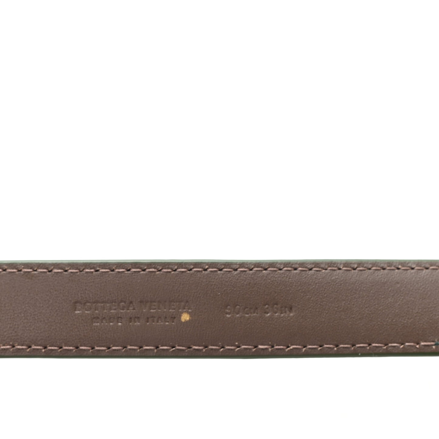Nappa Western Belt 90 36 Dark Green