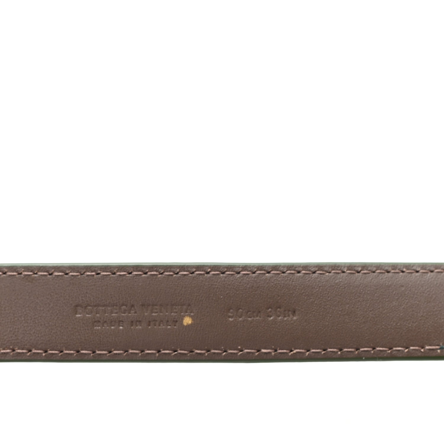 Bottega Veneta Nappa Western Belt 90 36 Dark Green 3 of 5