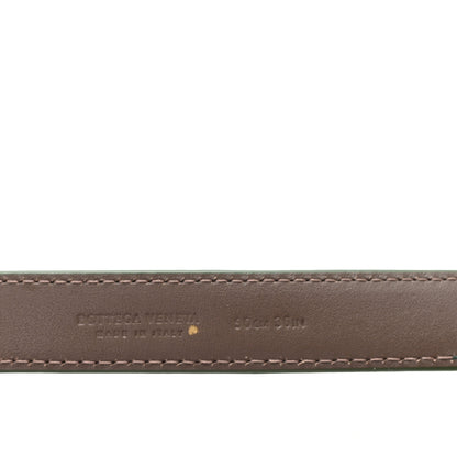 Bottega Veneta Nappa Western Belt 90 36 Dark Green 3 of 5