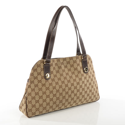 Gucci Monogram Medium Charmy Shoulder Bag Brown 8 of 14